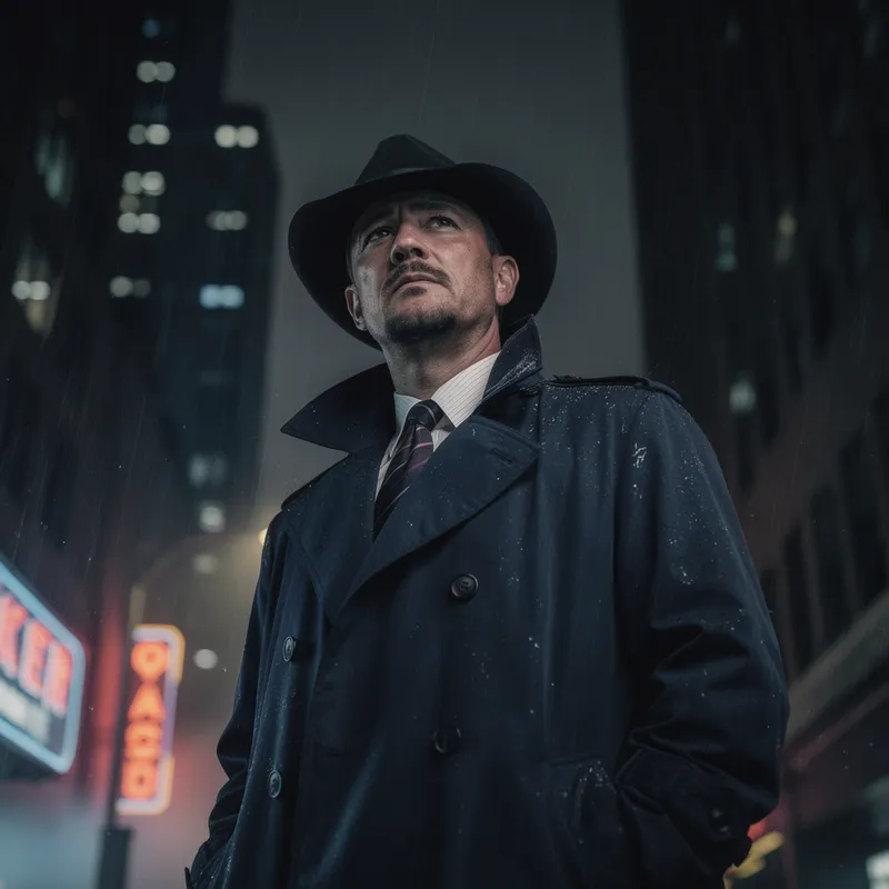 Shot 3: Dramatic low angle