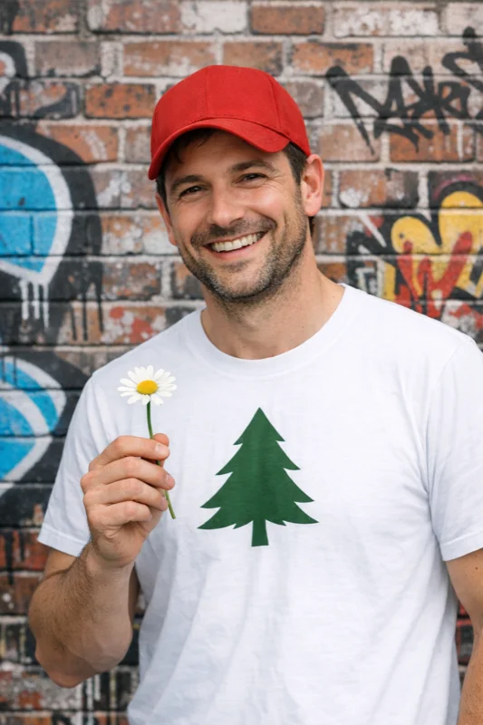 Schritt 1: Rote Streifen vom Hemd entfernen