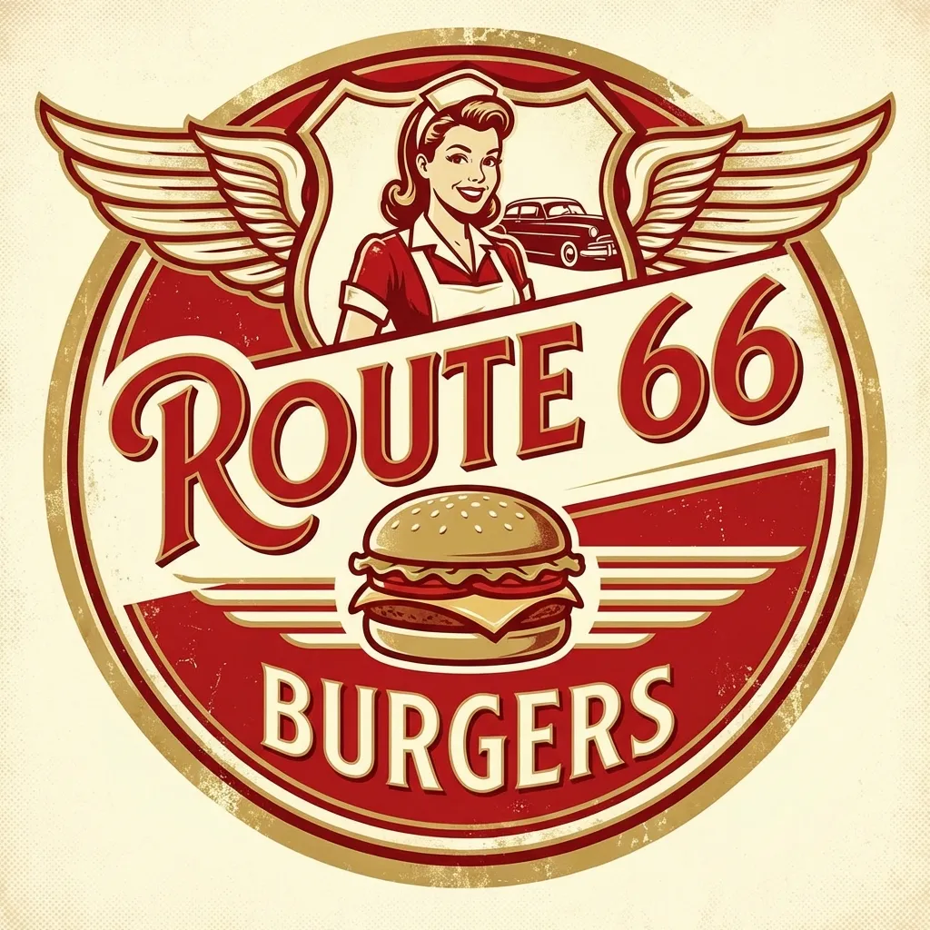 Period-accurate vintage logo with authentic lettering