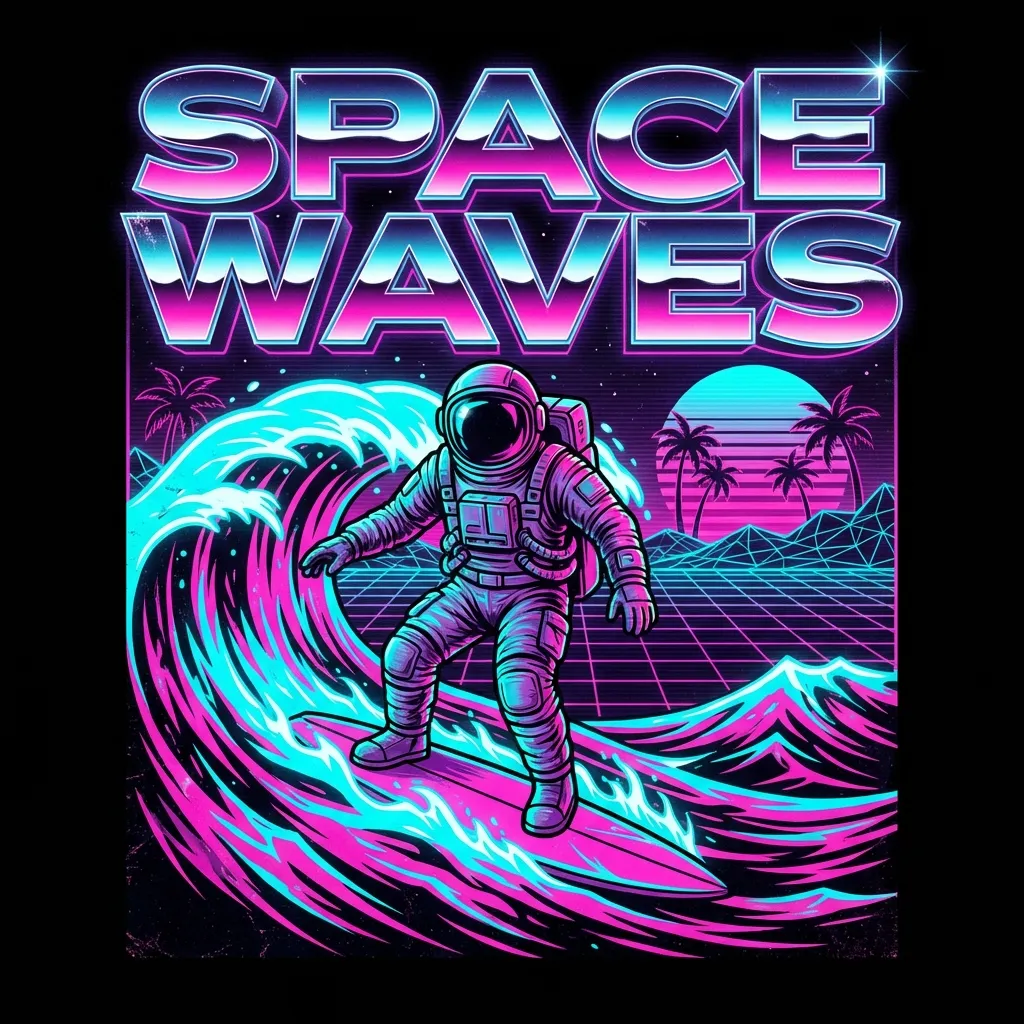 Print-ready design with stylized typography