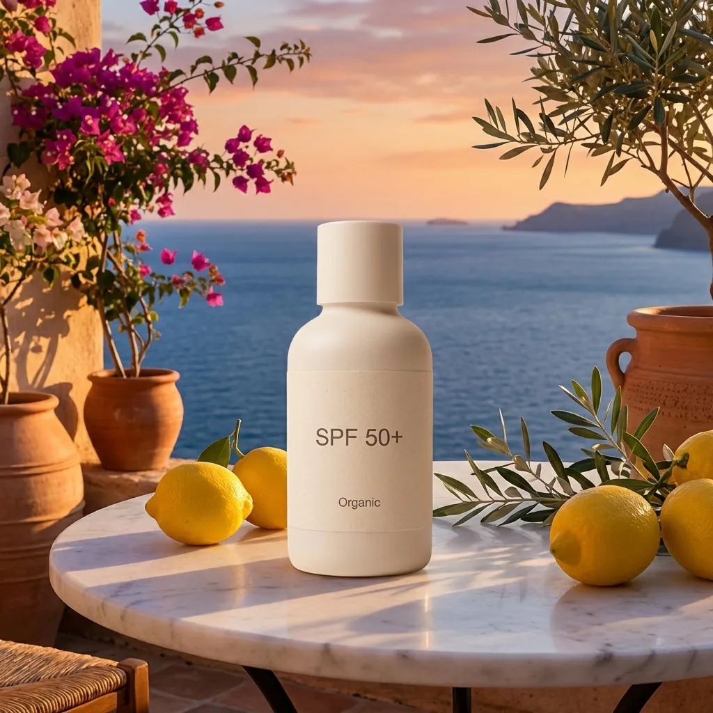 Output: Lifestyle scene with preserved label clarity