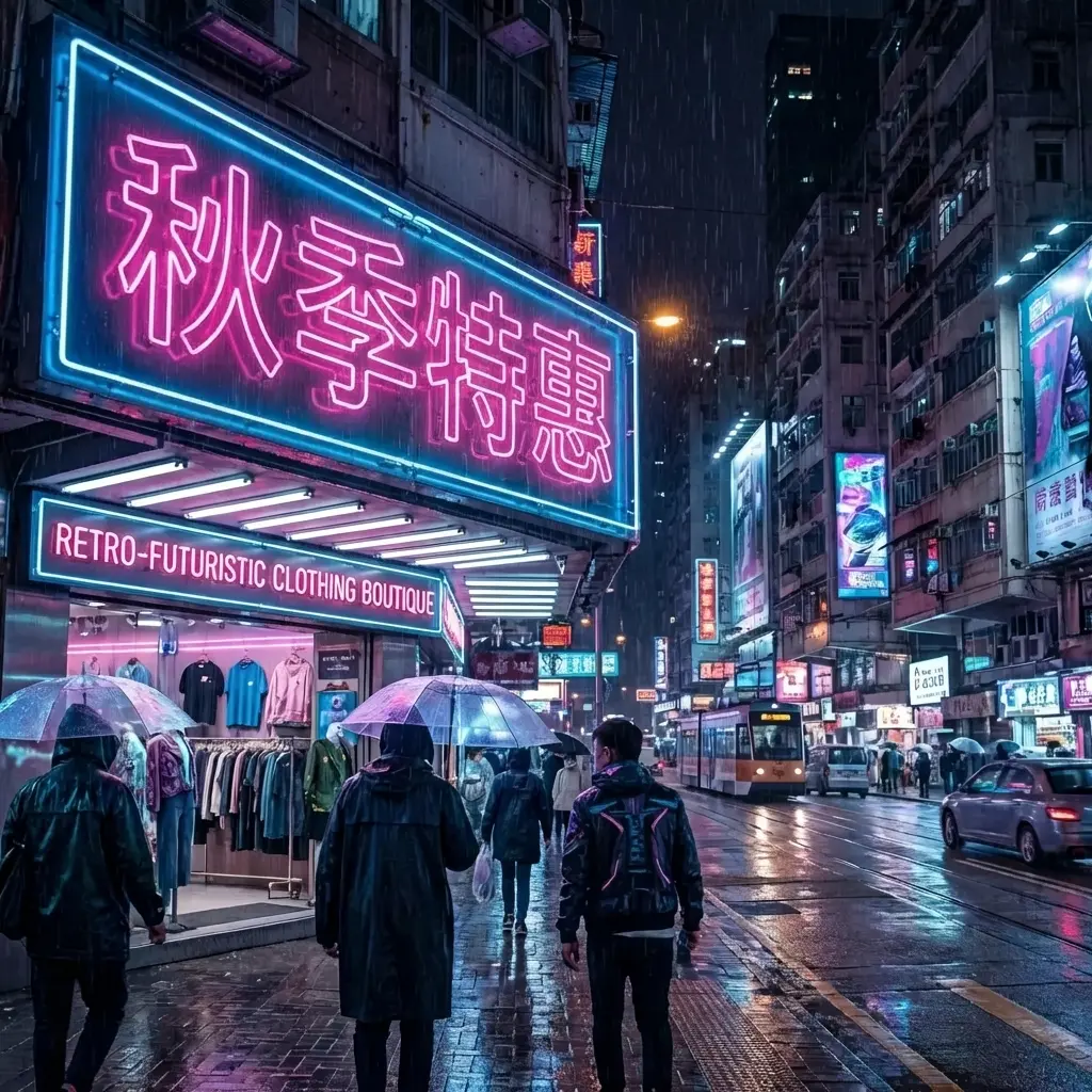 Perfect Chinese text with preserved lighting and perspective