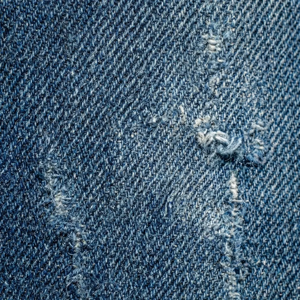 Denim texture with authentic thread structure