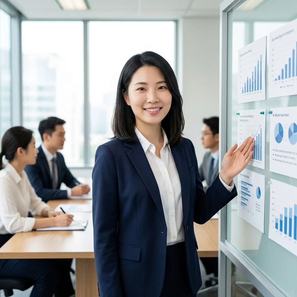 Professional setting, same identity