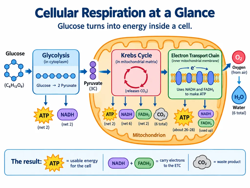 Labelled biology diagram