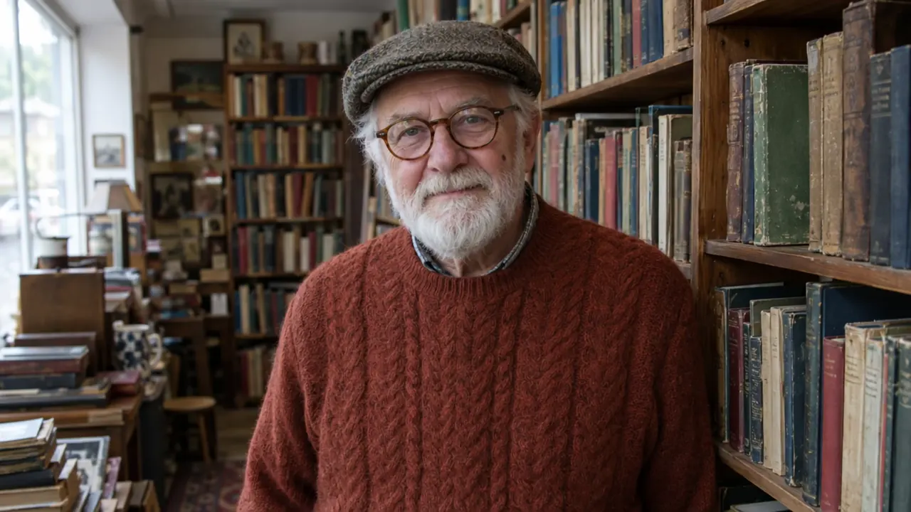 Bookseller from a photo