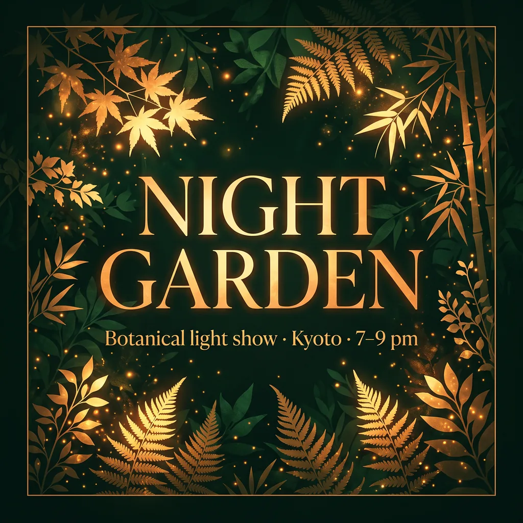 Light show poster