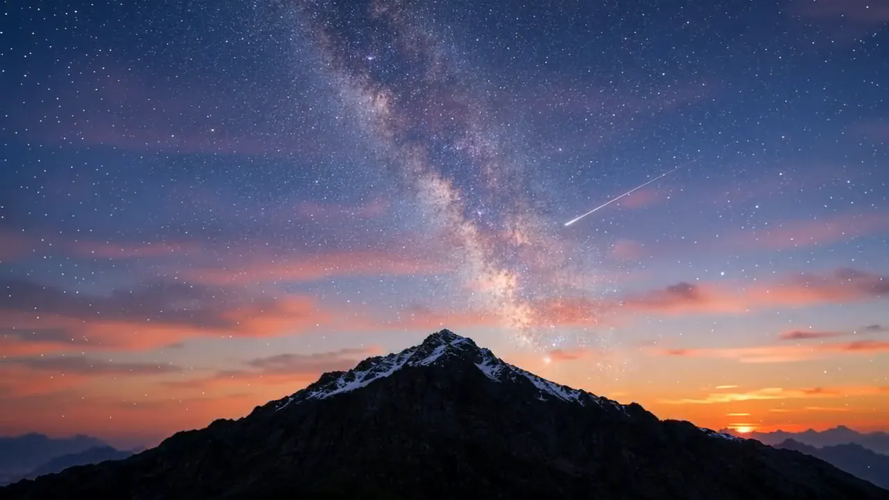 Starry night to dawn