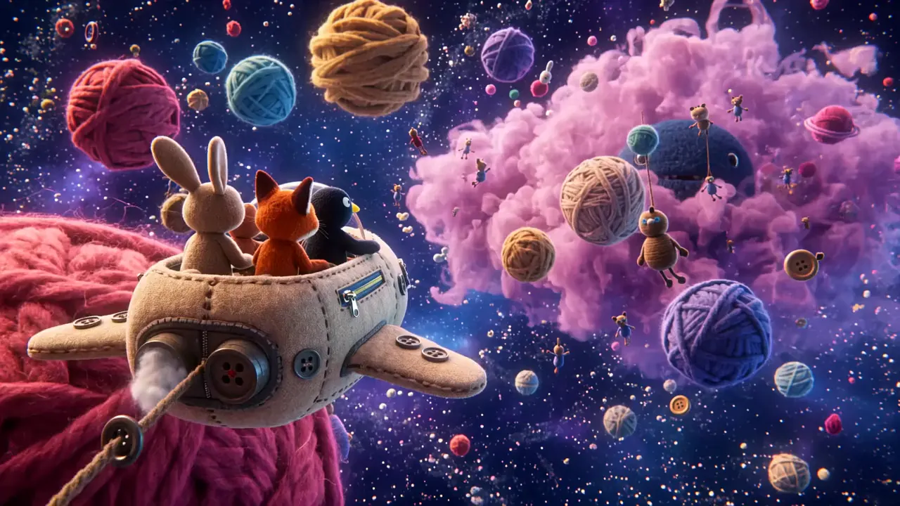 Plush space chase